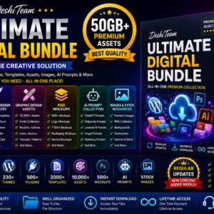 Deshiteam Bundle Assets ৫০GB+ Premium Digital Resources Bundle