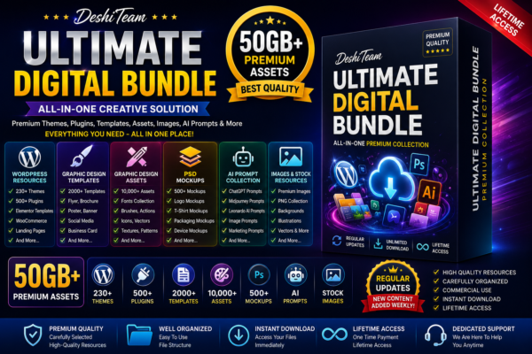 ৫০GB+ Premium Digital Resources Bundle