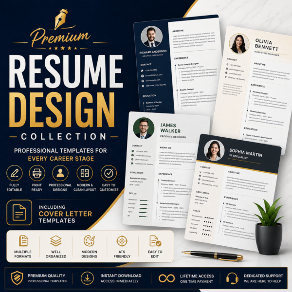 Premium Resume Design Collection